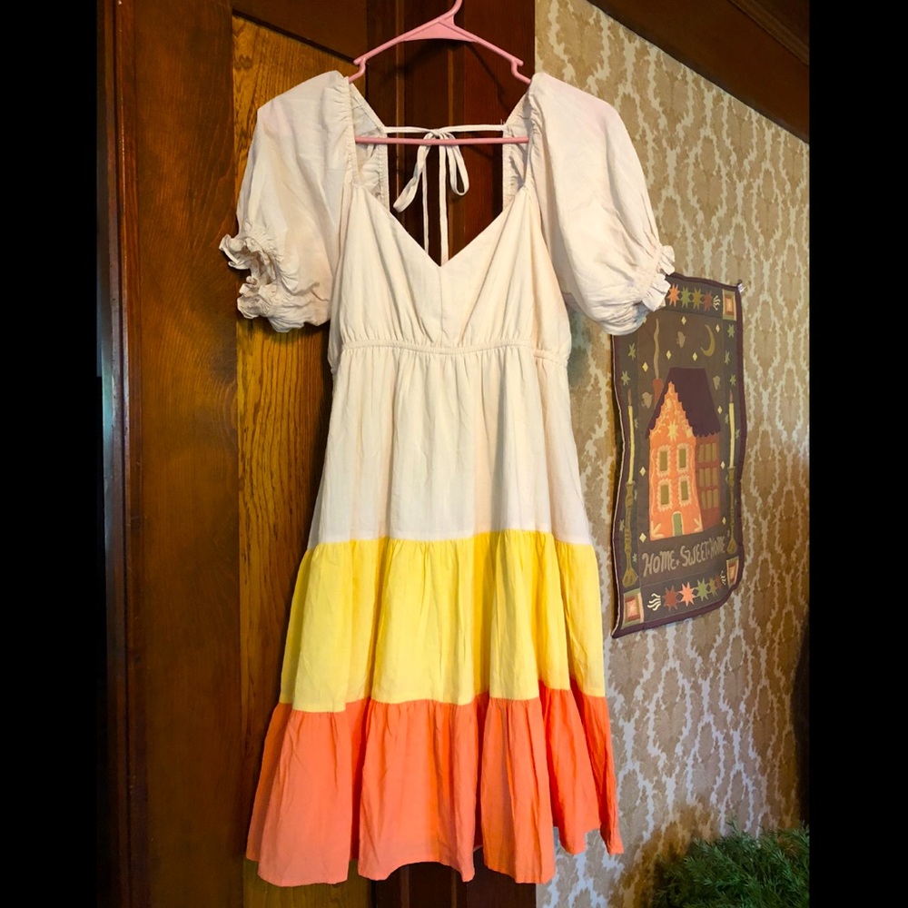 Candy corn Autumn Fall Halloween dress